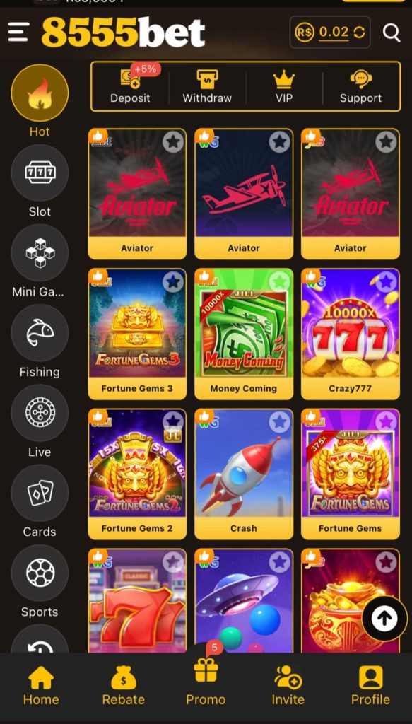 8555 bet game